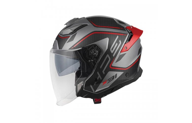 Κράνος Givi X31 black/dark titan/red gloss