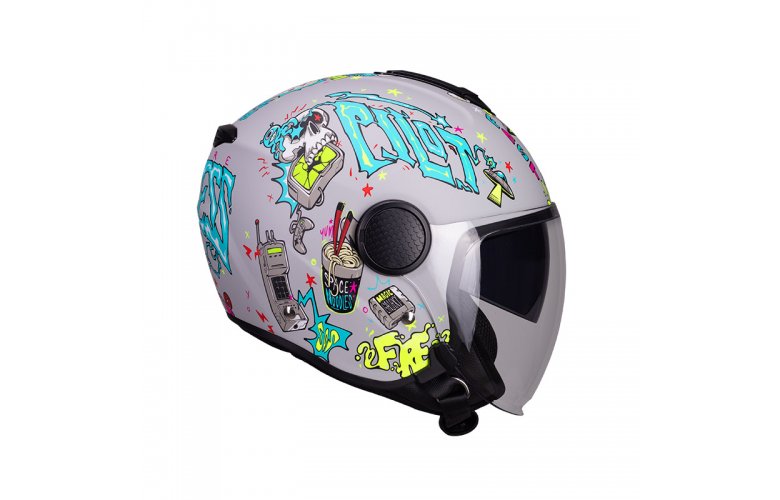 Κράνος Pilot Fly SV Future express γκρι ματ