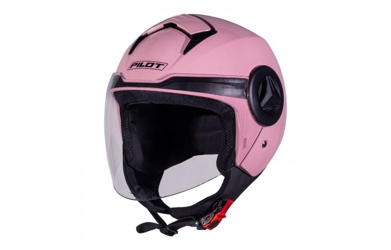 Κράνος Pilot Arrow ECE 22.06 ροζ gloss