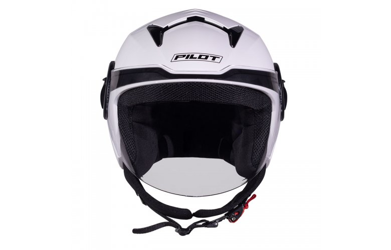 Κράνος Pilot Arrow ECE 22.06 άσπρο gloss