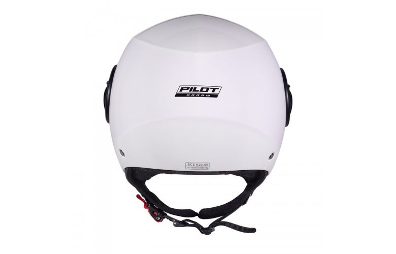 Κράνος Pilot Arrow ECE 22.06 άσπρο gloss