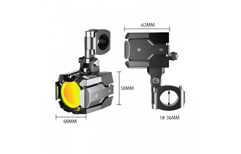 Προβολάκια αλουμινίου Black One M1 60W