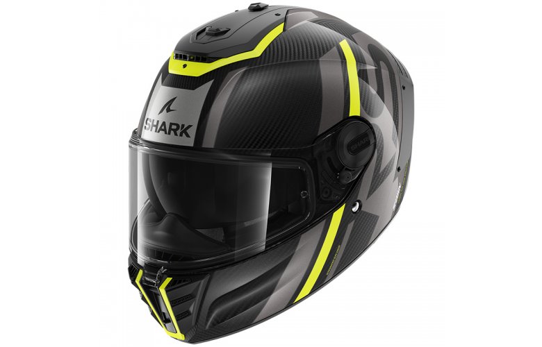 Κράνος Shark Spartan RS Carbon Shawn Μαύρο/Κίτρινο Fluo