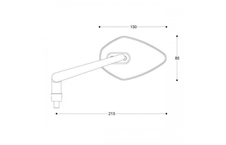 Καθρέπτες Skin-X B-Lux Barracuda Universal
