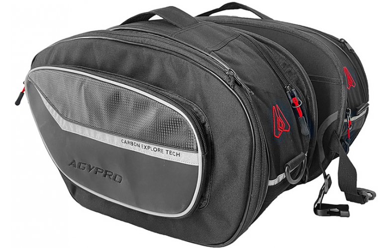 ΑΔΙΑΒΡΟΧΕΣ ΤΣΑΝΤΕΣ ΠΛΑΙΝΕΣ AGVPRO G350-2 36/58L CARBON EXPLORER BLACK