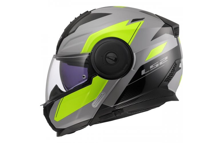 ΚΡΑΝΟΣ LS2 FF902 SCOPE II DURIA GREY/H‑V YELLOW
