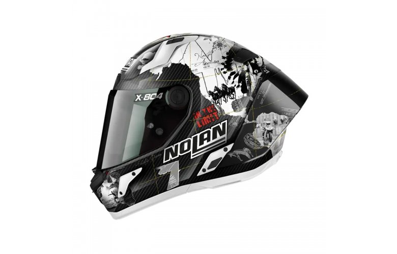 ΚΡΑΝΟΣ NOLAN X-804 RS ULTRA CARBON 024 C.CHECA WHITE 22.06