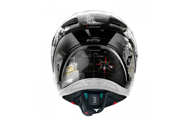 ΚΡΑΝΟΣ NOLAN X-804 RS ULTRA CARBON 024 C.CHECA WHITE 22.06