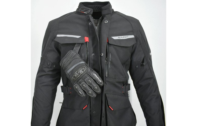 Μπουφάν 3/4 AGVPro Tornado Dry-Tex Black