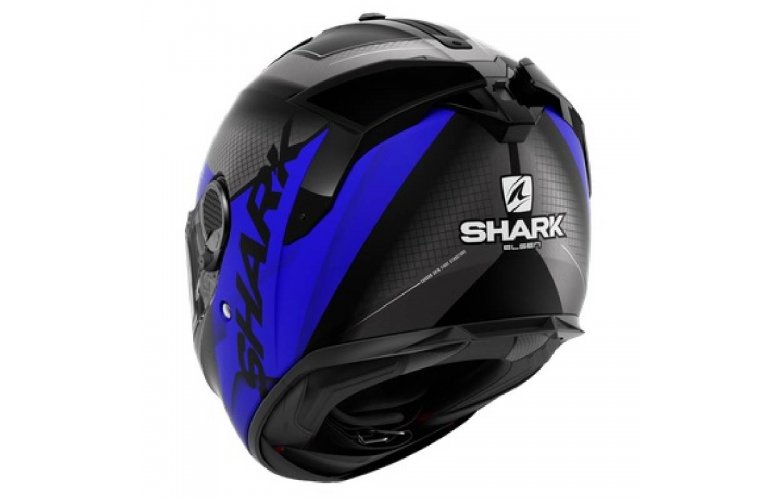 ΚΡΑΝΟΣ SHARK SPARTAN GT ELGEN MAT ΜΑΥΡΟ/ΑΝΘΡΑΚΙ/ΜΠΛΕ