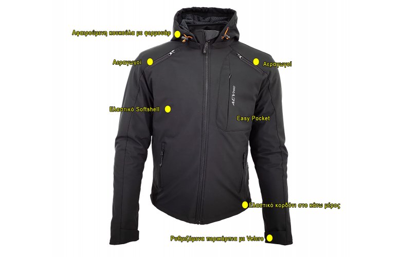 AGVpro Urbano-DR Soft Shell Winter Jacket