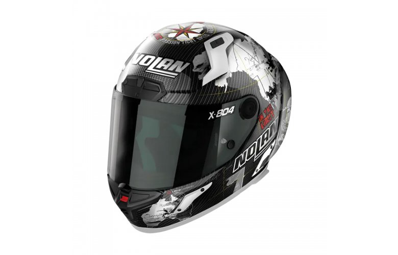 ΚΡΑΝΟΣ NOLAN X-804 RS ULTRA CARBON 024 C.CHECA WHITE 22.06