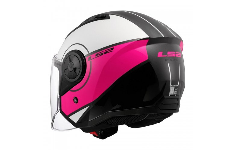 ΚΡΑΝΟΣ LS2 AIRFLOW II OF616 COVER WHITE/PINK