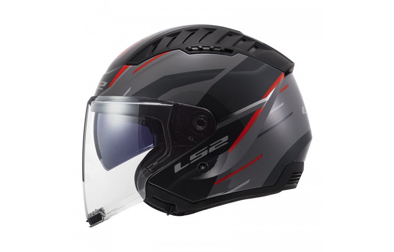ΚΡΑΝΟΣ LS2 OF600 COPTER II DISTON GREY/RED