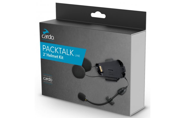 ΚΙΤ ΔΕΥΤΕΡΟΥ ΚΡΑΝΟΥΣ CARDO PACKTALK BOLD/BLK/SLIM ΧΩΡΙΣ JBL SRAK0039 ΜΑΥΡΟ