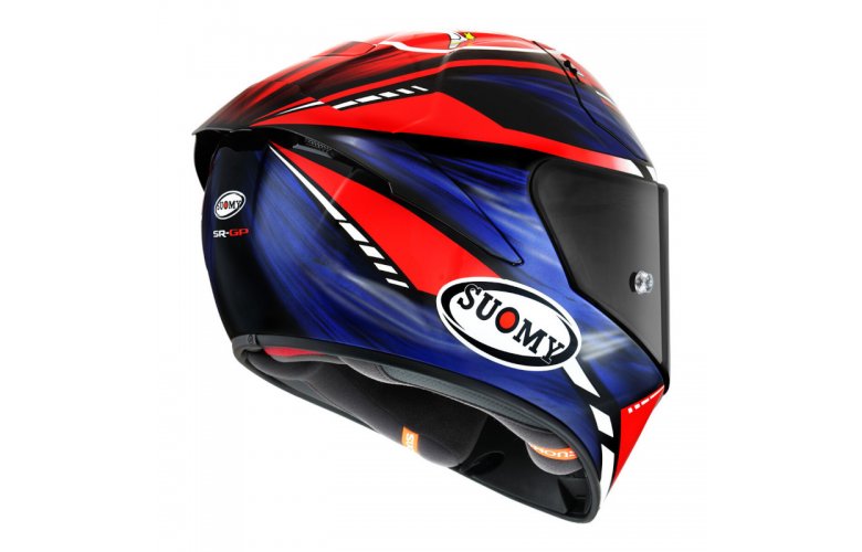 Κράνος Suomy SR-GP On Board Blue/Red Fluo