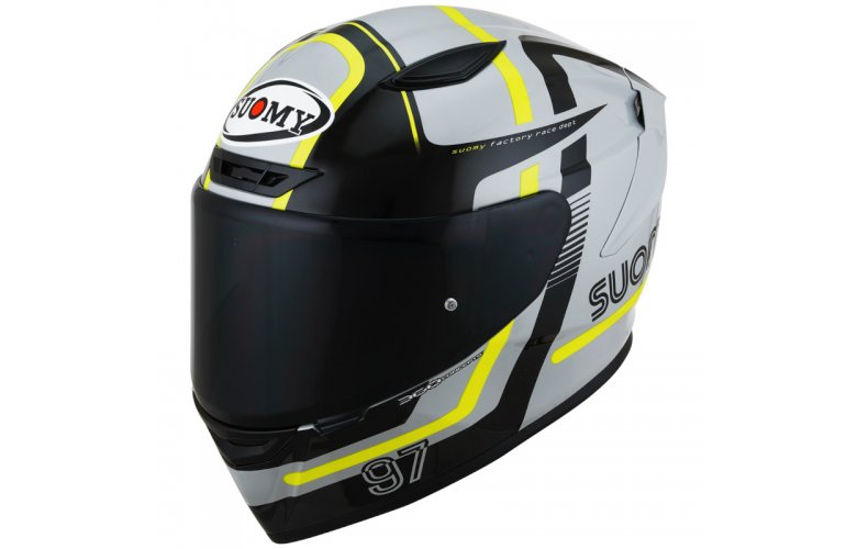 Κράνος Suomy Track-1 Ninety Seven Grey/Yellow