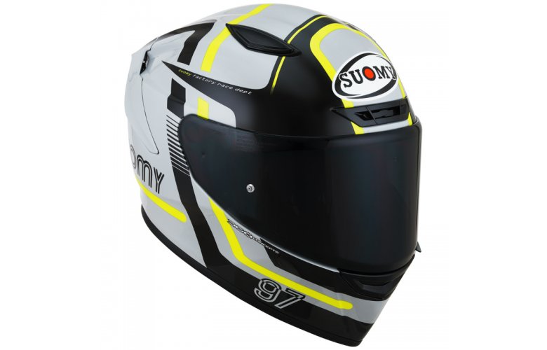 Κράνος Suomy Track-1 Ninety Seven Grey/Yellow