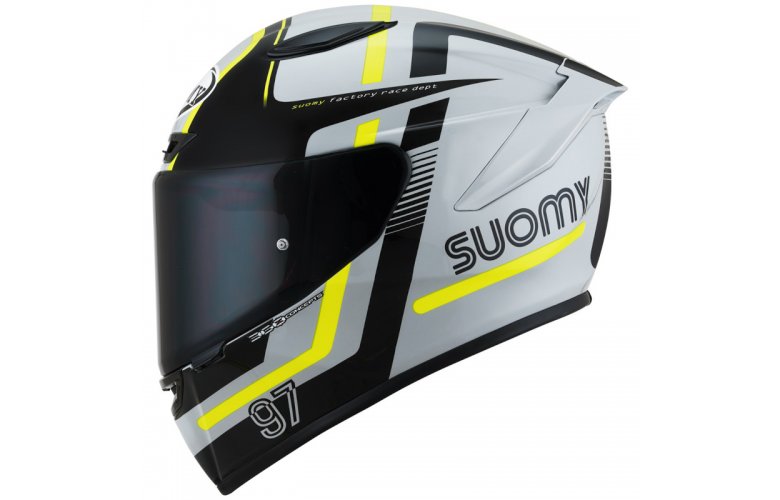 Κράνος Suomy Track-1 Ninety Seven Grey/Yellow