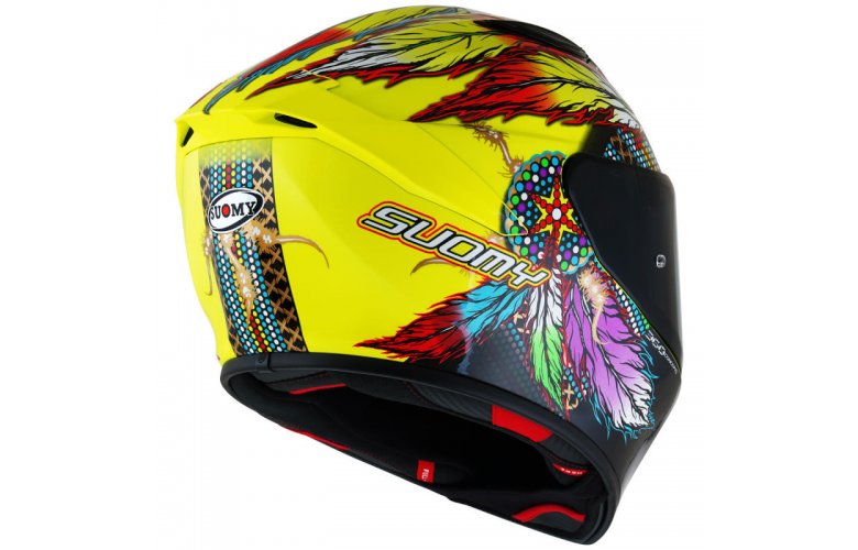 Κράνος Suomy Track-1 Chieftain Multi Yellow