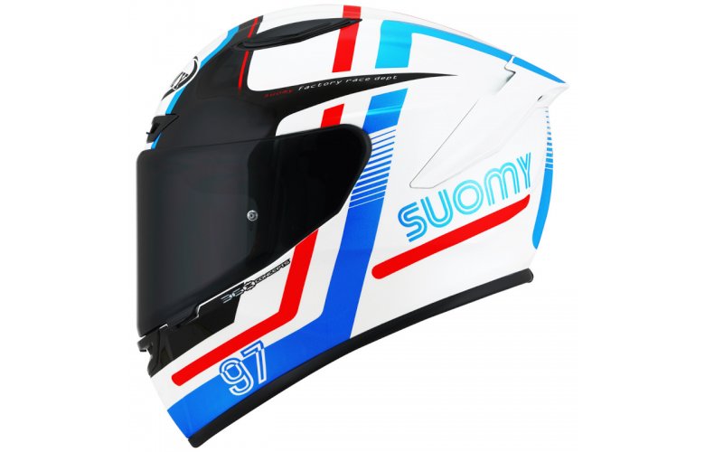 Κράνος Suomy Track-1 Ninety Seven White/Red