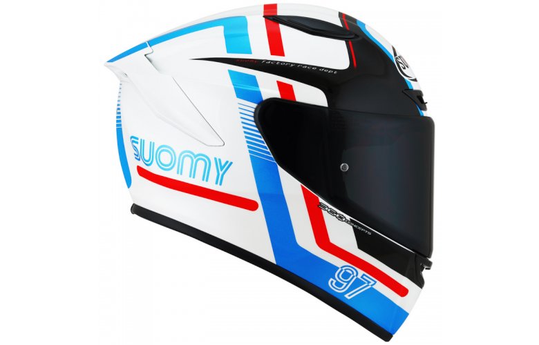 Κράνος Suomy Track-1 Ninety Seven White/Red