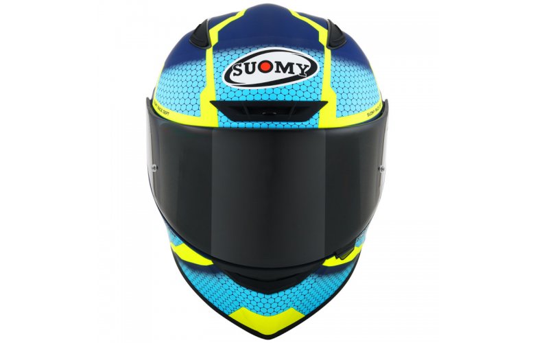 Κράνος Suomy Track-1 Reaction Blue/Yellow