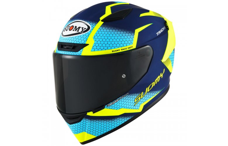 Κράνος Suomy Track-1 Reaction Blue/Yellow
