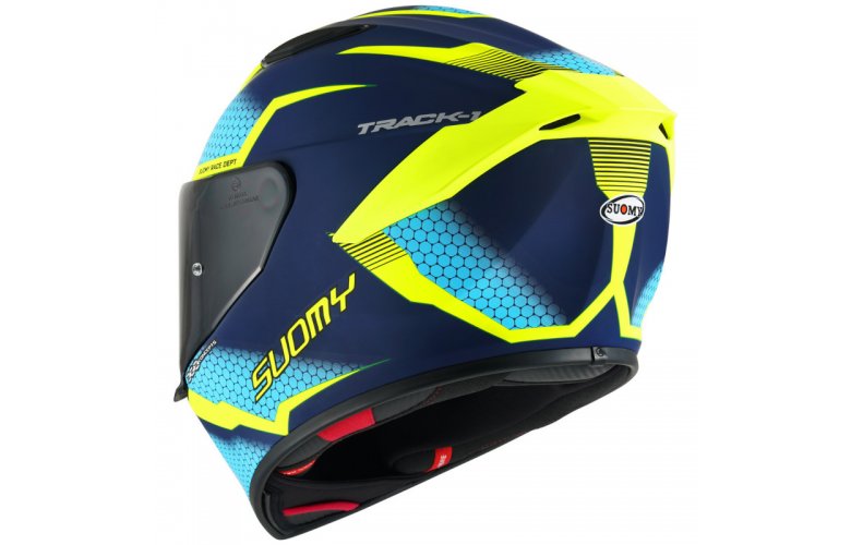 Κράνος Suomy Track-1 Reaction Blue/Yellow