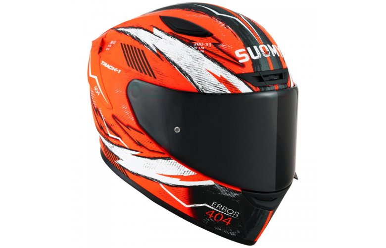 Κράνος Suomy Track-1 404 Matt Orange Fluo