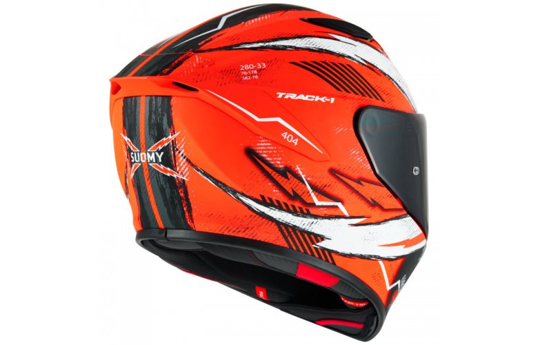 Κράνος Suomy Track-1 404 Matt Orange Fluo