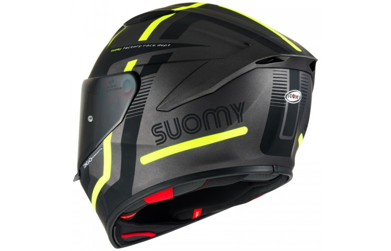 Κράνος Suomy Track-1 Ninety Seven Gunmetal/Yellow