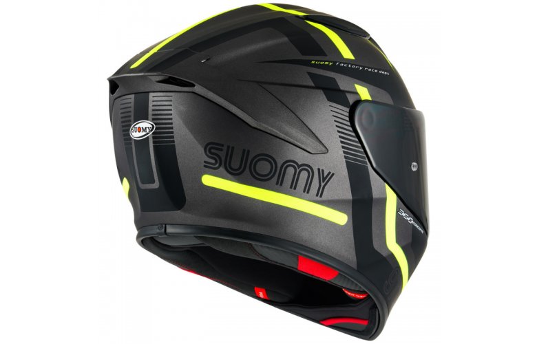 Κράνος Suomy Track-1 Ninety Seven Gunmetal/Yellow