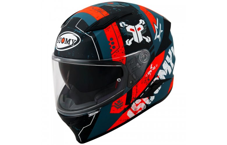 Κράνος Suomy Speedstar Tactic Matt Dark Green/Wht