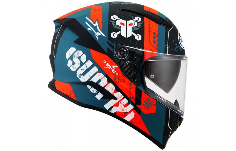 Κράνος Suomy Speedstar Tactic Matt Dark Green/Wht