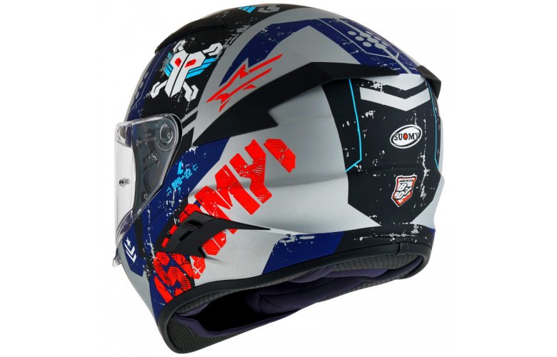 Κράνος Suomy Speedstar Tactic Matt Silver/Red