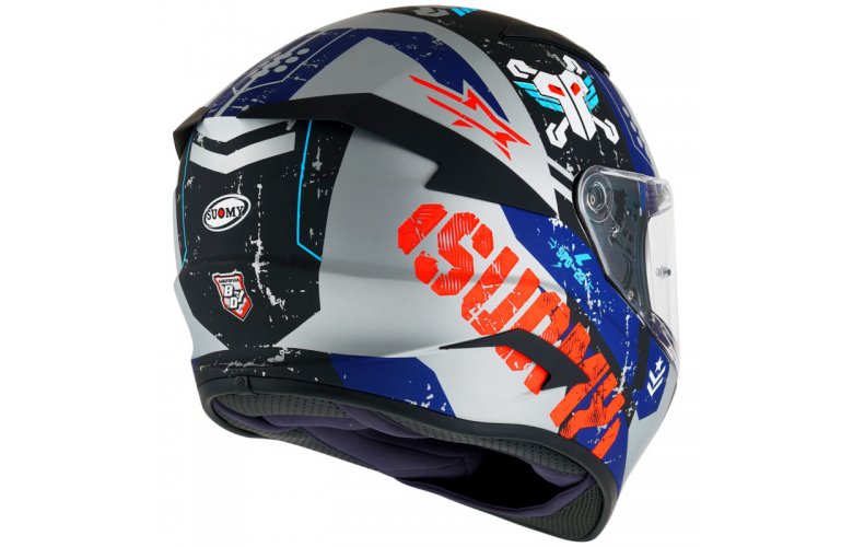 Κράνος Suomy Speedstar Tactic Matt Silver/Red