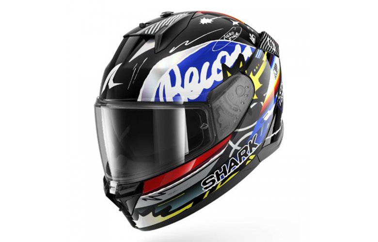 ΚΡΑΝΟΣ SHARK D-SKWAL 3 STREETRUSH BLACK/BLUE/CHROME