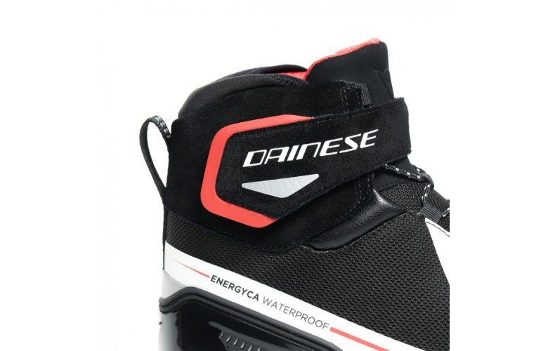 DAINESE ENERGYCA D-WP BLACK/WHITE/LAVA RED MOTO VINIOS