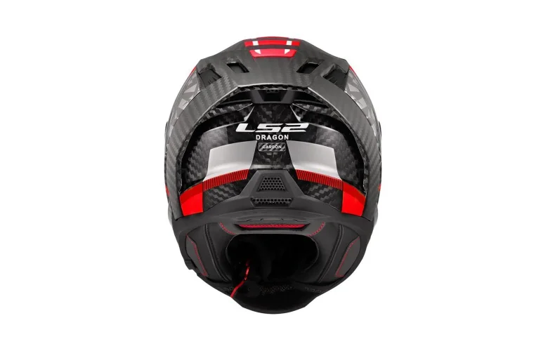 ΚΡΑΝΟΣ LS2 FF807 DRAGON TRAX GLOSS CARBON/RED