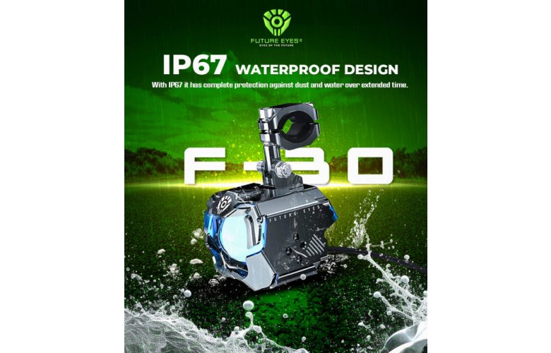 ΠΡΟΒΟΛΑΚΙΑ ΜΗΧΑΝΗΣ LED FUTURE EYES F30P DRL ΚΟΚΚΙΝΟ