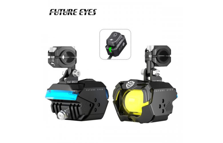 ΠΡΟΒΟΛΑΚΙΑ ΜΗΧΑΝΗΣ LED FUTURE EYES F30P DRL ΚΟΚΚΙΝΟ