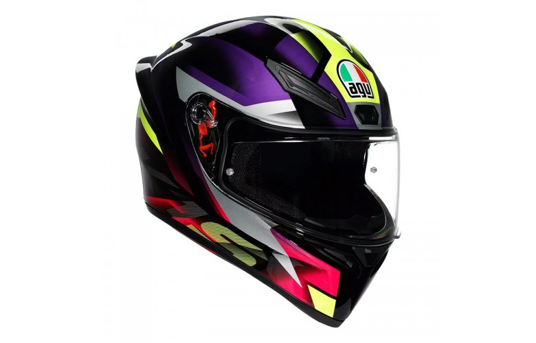 ΚΡΑΝΟΣ AGV K1 S E2206 FASTLAP BLACK/PURPLE/PINK