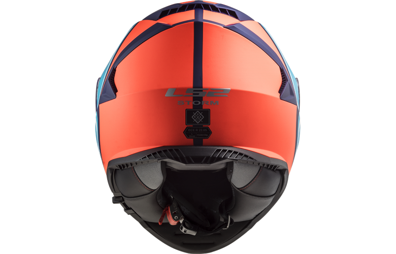 ΚΡΑΝΟΣ LS2 FF800 STORM SLANT Matt Blue / Fluo Orange