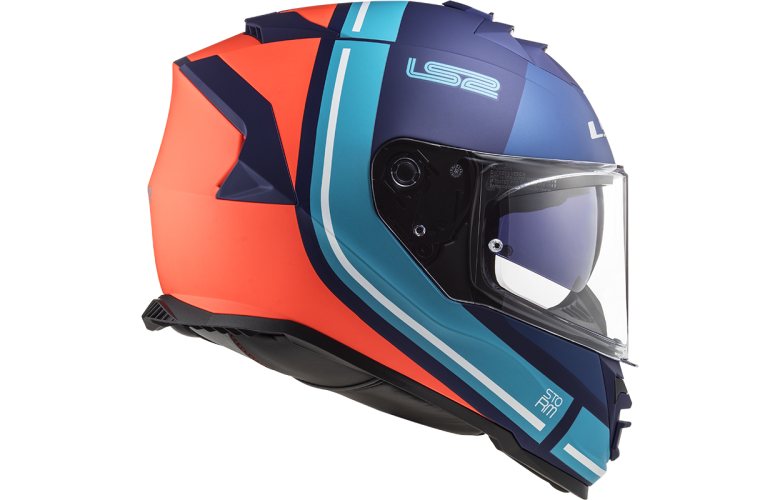 ΚΡΑΝΟΣ LS2 FF800 STORM SLANT Matt Blue / Fluo Orange