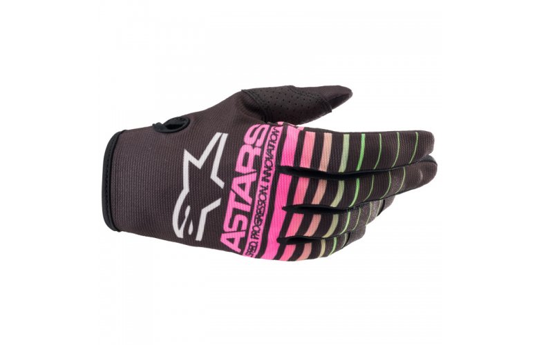 ΓΑΝΤΙΑ ALPINESTARS RADAR 2022 ΜΑΥΡΟ/ΠΡΑΣΙΝΟ/ΓΚΡΙ/ΡΟΖ