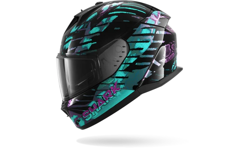 ΚΡΑΝΟΣ SHARK D-SKWAL 3 REPTAIA MAT BLACK/GLITTER