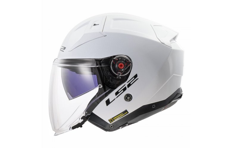 ΚΡΑΝΟΣ LS2 OF603 INFINITY II WHITE GLOSS