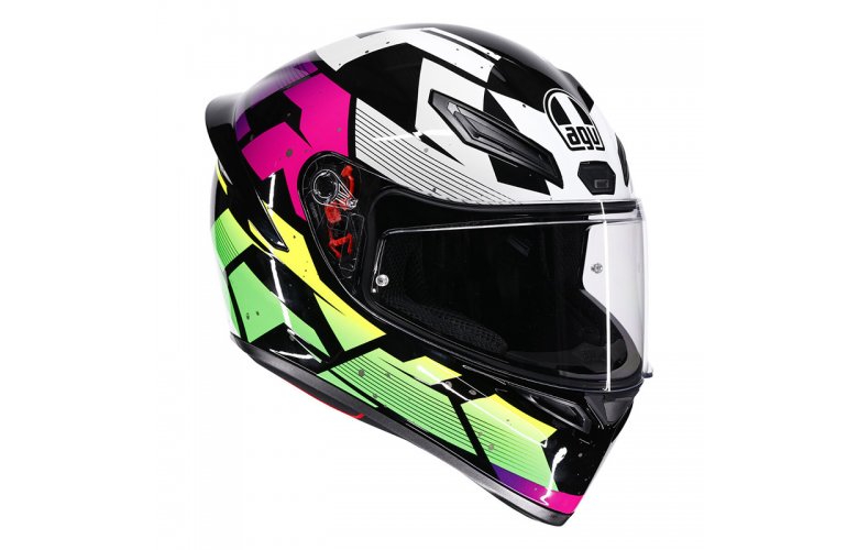 ΚΡΑΝΟΣ AGV K1 S E2206 Punkpulse Black/Purple/Lime