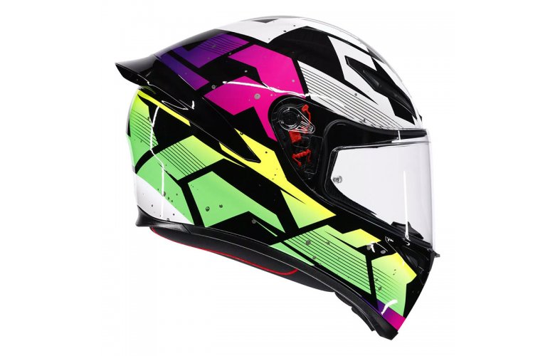 ΚΡΑΝΟΣ AGV K1 S E2206 Punkpulse Black/Purple/Lime